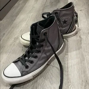 靴 CONVERSE CT TRI ZIP HI BLACK TRAINERS Women's shoes Converse CT Tri Zip Hi Black | Footshop